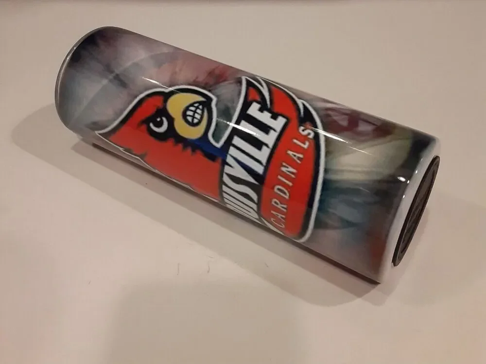 U Of L Custom Made Water Bottle Go Cardinals